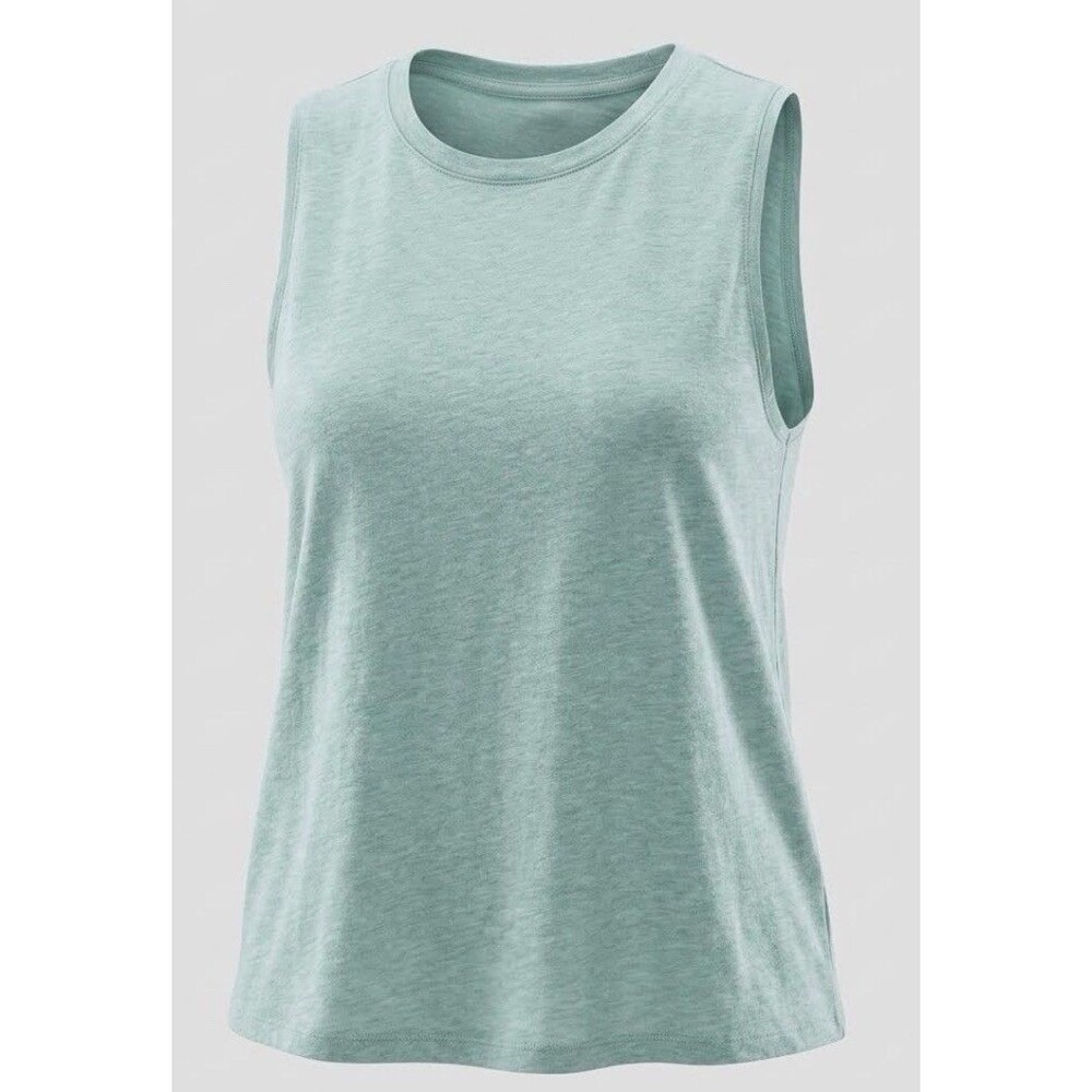 Eileen Fisher Tank Top Women Size XL Light Green Sleeveless Minimalist Shirt